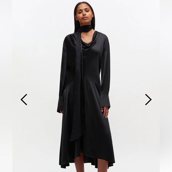 Ganni Dresses & Skirts - Ganni Black Scarf Dress